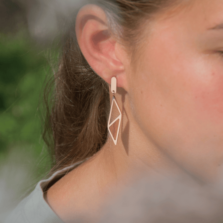 Triuris Ohrring Rosegold