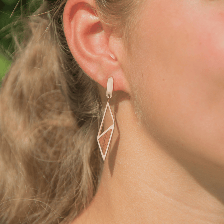 Triuris Ohrring Rosegold
