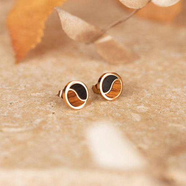 Yinquaina Ohrstecker (Kirsche / rose)